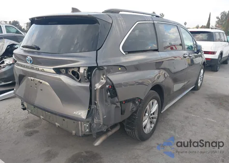 2025 Toyota Sienna Xle from USA, damaged, VIN 5TDJRKEC1SS226850